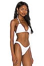 view 2 of 5 Cosmo Bikini Top in White EcoRib