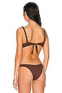 view 3 of 5 HAUT DE MAILLOT DE BAIN DEMI in Chocolate