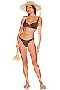 view 4 of 5 HAUT DE MAILLOT DE BAIN DEMI in Chocolate