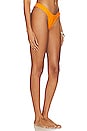 view 2 of 4 Emmi Bikini Bottom in Tangerine SuperRib