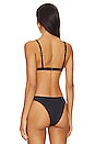 view 3 of 4 Luxe Link Bikini Top in Black