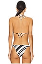 view 3 of 4 Terra Triangle Bikini Top in Sandbar Stripe