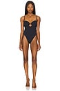 view 2 of 4 Mabel Underwear Bandeau One Piece in Black