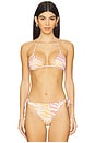 view 1 of 4 Gia Triangle Bikini Top in Gold Coast