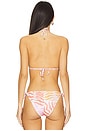 view 3 of 4 Gia Triangle Bikini Top in Gold Coast