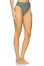 view 2 of 5 Lolita Bikini Bottom in Sea Green Eco Rib in Sea Green Ecorib