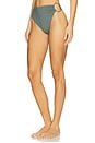 view 3 of 5 Lolita Bikini Bottom in Sea Green Eco Rib in Sea Green Ecorib