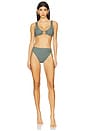 view 5 of 5 Lolita Bikini Bottom in Sea Green Eco Rib in Sea Green Ecorib