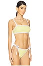 view 2 of 4 Poppy Bralette Top in Banana Cream