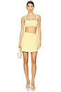 view 4 of 4 Poppy Bralette Top in Banana Cream