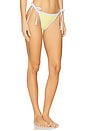 view 2 of 4 Stella Tie Side Bikini Bottom in Banana Cream