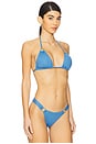 view 2 of 4 Cosmo Bikini Top in Chambray