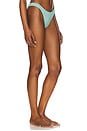 view 2 of 4 California Bikini Bottom in Aqua Metallic