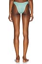 view 3 of 4 California Bikini Bottom in Aqua Metallic