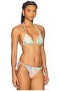 view 2 of 4 Gia Triangle Bikini Top in Retro Jungle