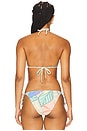 view 3 of 4 Gia Triangle Bikini Top in Retro Jungle