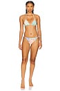 view 4 of 4 Ella Tie Side Bikini Bottom in Retro Jungle