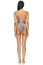 view 3 of 3 Jenna One Piece Swimsuit in Lux Leopard