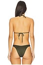 view 3 of 4 HAUT DE MAILLOT DE BAIN GIA in Olive