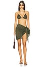 view 4 of 4 HAUT DE MAILLOT DE BAIN GIA in Olive