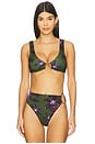 view 1 of 4 HAUT DE MAILLOT DE BAIN SKYLAR in Watercolor Orchid