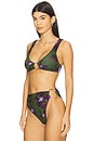 view 2 of 4 HAUT DE MAILLOT DE BAIN SKYLAR in Watercolor Orchid