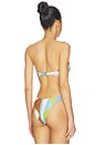 view 3 of 4 Nala Bandeau Bikini Top in Coast Colorblock