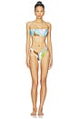 view 4 of 4 CALIFORNIA 비키니 하의 in Coast Colorblock