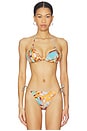 view 1 of 5 HAUT DE MAILLOT DE BAIN GIA in Malachite Butterfly