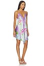 view 2 of 4 Handkerchief Mini Dress in Lilac & Mint