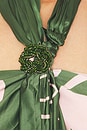 view 4 of 4 Halter Maxi Dress in Emerald Multi Wisteria