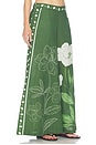 view 2 of 6 Magnolia Flared Pants in Emerald Magnolia Flared