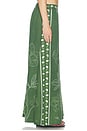 view 3 of 6 Magnolia Flared Pants in Emerald Magnolia Flared