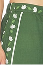 view 6 of 6 Magnolia Flared Pants in Emerald Magnolia Flared