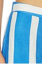 view 6 of 6 Linen Lounge Pants in Ivory & Blue Stripe