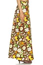 view 3 of 6 FALDA SKIT in Chocolate Brown Realistic Multi Motif