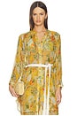 view 1 of 5 Boho Mini Shirt Dress in Positano Multi Motif