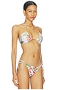 view 2 of 4 BAÑO BIKINI TOP in Blush Multi Floral