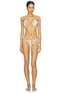 view 4 of 4 BAÑO BIKINI TOP in Blush Multi Floral