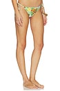 view 2 of 4 MAILLOT DE BAIN BIKINI BOTTOMS in Sage Green Multi Floral