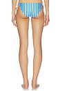 view 4 of 6 Reversible String Bikini Bottoms in Ivory & Blue Stripe
