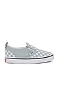 view 1 of 6 ZAPATILLAS SIN CORDONES PARA NIÑOS PEQUEÑOS V in Checkerboard Pure Grey