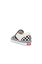 view 3 of 6 Toddler Classic Slip-On in Black & White Checkerboard