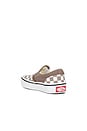 view 3 of 6 Kids Classic Slip-On in Color Theory Checkerboard Walnut