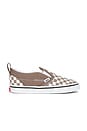 view 1 of 6 Toddlers Slip-On V in Color Theory Checkerboard Walnut