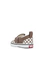view 3 of 6 Toddlers Slip-On V in Color Theory Checkerboard Walnut