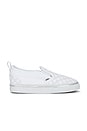view 1 of 6 Toddlers Slip-On V in Metallic Checkerboard Silver & True White
