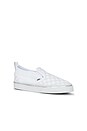 view 2 of 6 Toddlers Slip-On V in Metallic Checkerboard Silver & True White