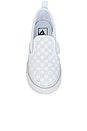 view 4 of 6 Toddlers Slip-On V in Metallic Checkerboard Silver & True White