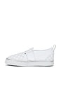 view 5 of 6 Toddlers Slip-On V in Metallic Checkerboard Silver & True White